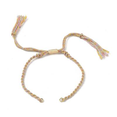 Braided Cotton Cord Bracelet Making