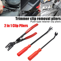 3 Piece Set Car Trim Clip Removal Pliers Headlight Repair Door Panel Retainer Remover Tool Auto Interior Repair Kit for Cars ...