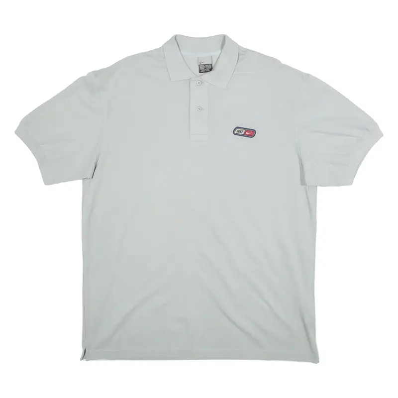 NIKE Mens Polo Shirt Grey XL