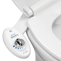 LUXE Bidet NEO 110 - Fresh Water Non-Electric Bidet Attachment for Toilet Seat, Adjustable Water Pressure, Rear Wash
