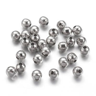 Tarnish Resistant 304 Stainless Steel Spacer Beads