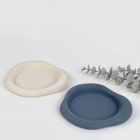 Silicone Cloud Shaped Coaster, 1 Count Modern Irregular Design Heat Resistant Mug Mat, Non-slip Washable Drink Coaster for Ho...