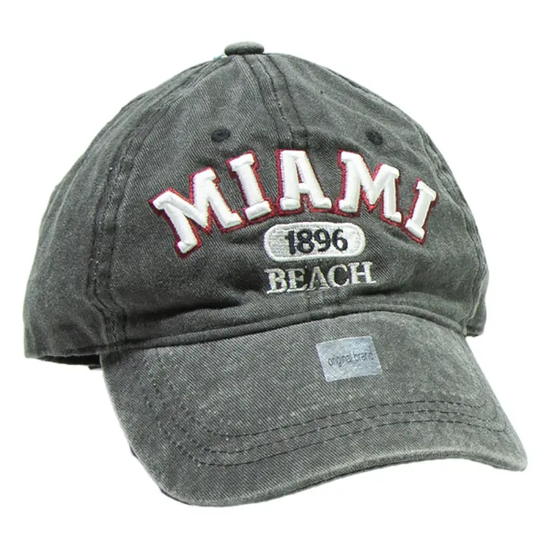 LUCKY 7 Miami Womens Baseball Cap Grey M