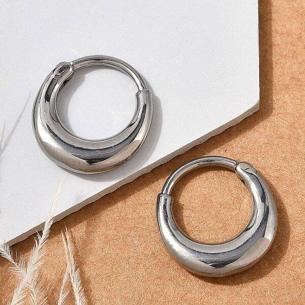 316 Surgical Stainless Steel Hoop Earrings