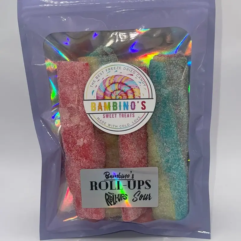 SOUR Fruit  Roll Ups Freeze Dried
