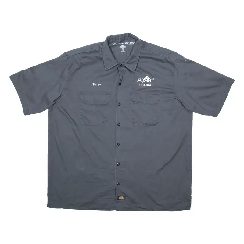 DICKIES Mens Worker Shirt Grey XL
