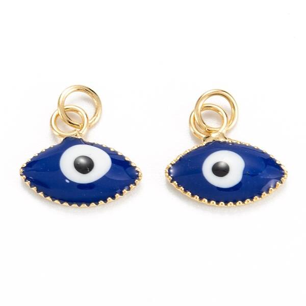Brass Enamel Pendants