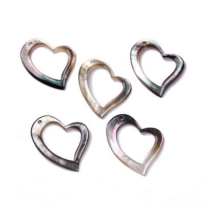 Natural Black Lip Shell Pendants