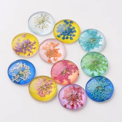 Handmade Glass Flat Back Cabochons
