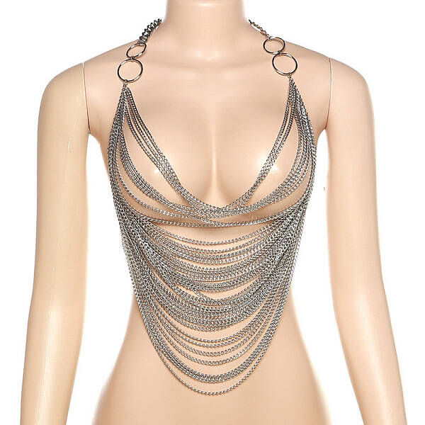 Alloy Multilayer Sexy Nightclub Body Chains