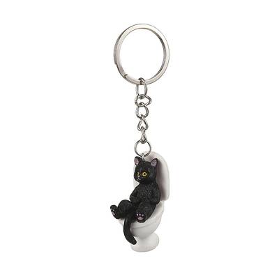 Alloy with PVC Plastic Cute Keychain