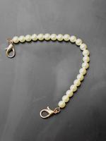 Faux Pearl Decorated Bag Strap, Plastic Beaded Bag Strap for Women & Girls, Casual Trendy Versatile High-quality Daily Bag St...