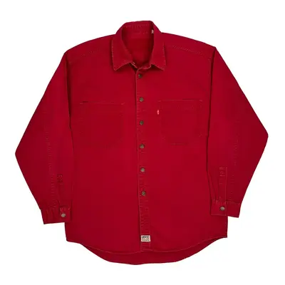 Levis Shirt - XL Red Cotton