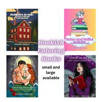 Bookish Coloring Book: Multiple options: Color Me Spicy, A Smut Lover’s Coloring Book | 25 Flirty, Single-Sided Pages | Ava...