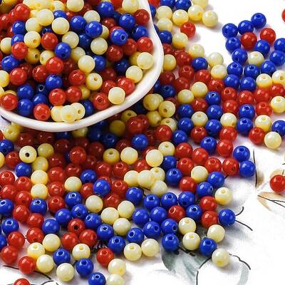 Opaque Acrylic Beads