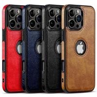 For iPhone 16 15 14 Plus 13 12 11 Pro Max Mini XS Slim Luxury Leather Protective Case Shockproof Phonecase Cover Accessories