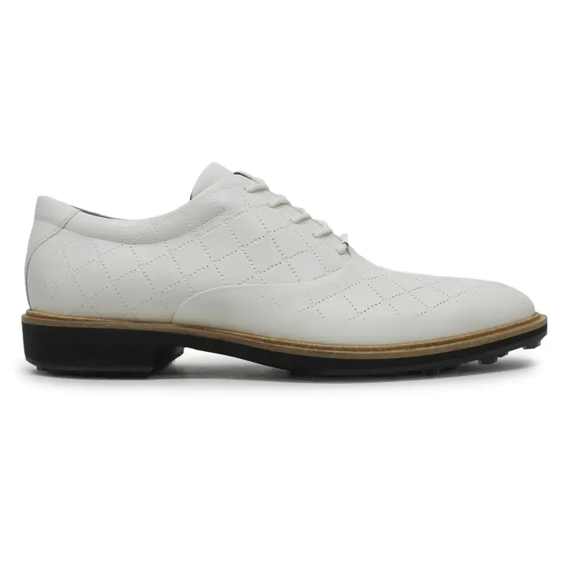 Ecco Golf Classic Hybrid Leather Men's Comfort Shoes - White - Size:US 8-8.5 Men