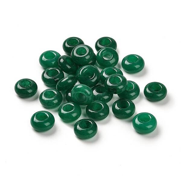 Natural Malaysia Jade Dyed European Beads
