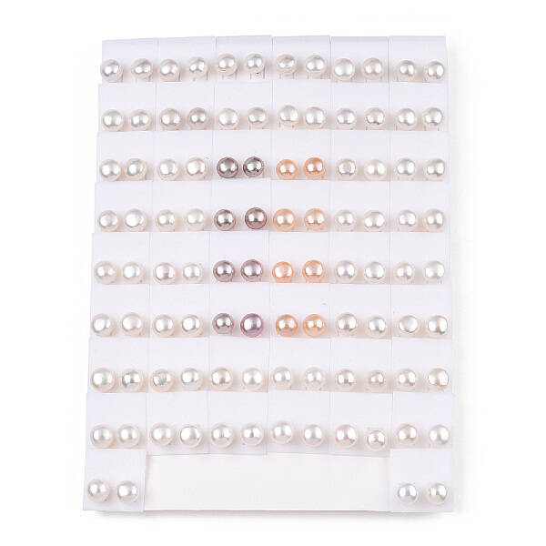Natural Pearl Stud Earrings