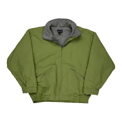 Made In Usa Patagonia Jacket - Medium Green Nylon | Size: medium
