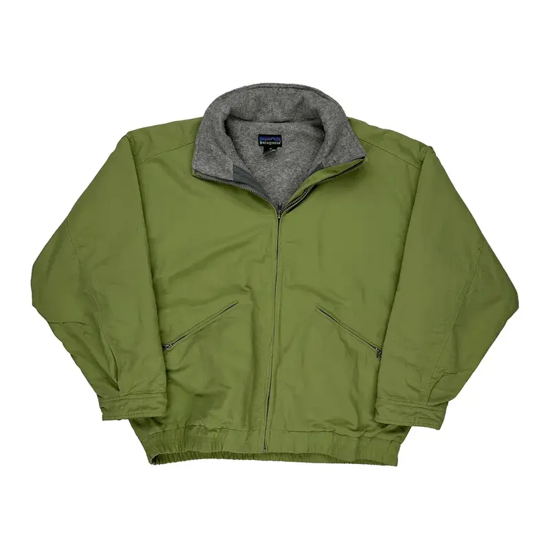 Made In Usa Patagonia Jacket - Medium Green Nylon | Size: medium