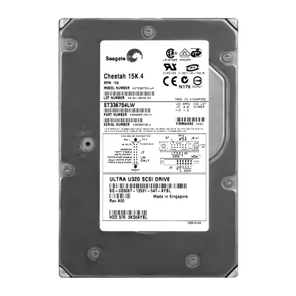9X6005-041 Seagate 36.7GB Ultra-320 SCSI 15000 3.5-inch 8MB Hard Drive