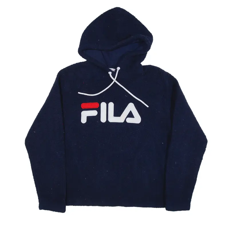 FILA Hoodie Blue Pullover Womens L