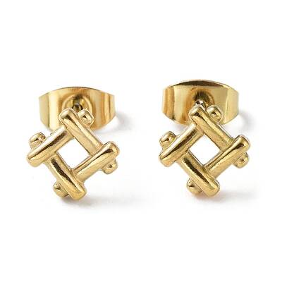 304 Stainless Steel Stud Earrings