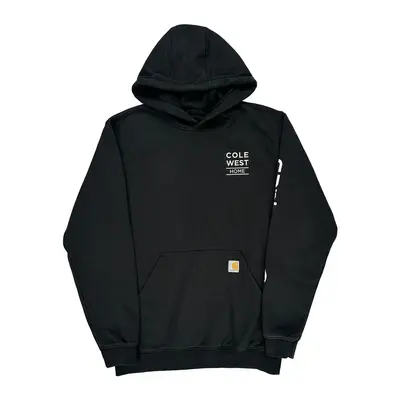 Cole West Home Carhartt Hoodie - Medium Black Cotton Blend | Size: medium