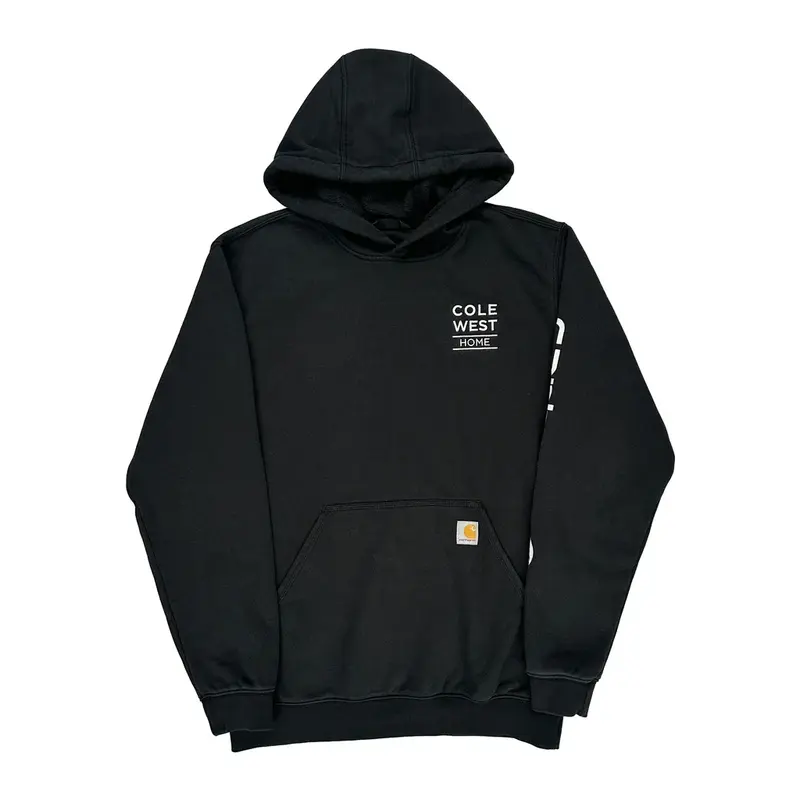Cole West Home Carhartt Hoodie - Medium Black Cotton Blend | Size: medium