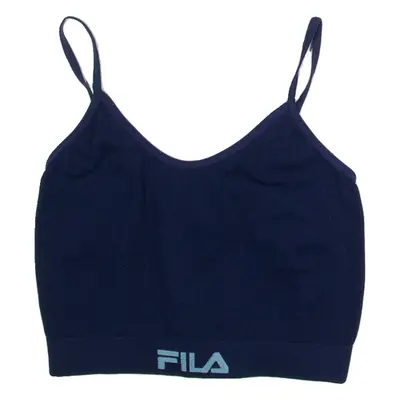 FILA Cropped Womens T-Shirt Blue Sleeveless XS