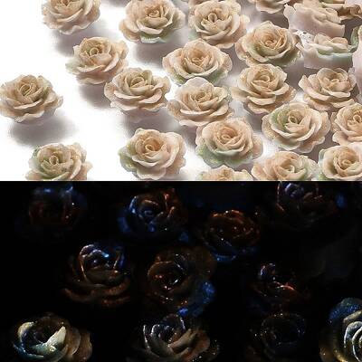 Luminous Opaque Resin Cabochons