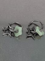 Temperament Hollow Out Star Decor Dangle Earrings for Women, Constellation Earring, Clean Girl Jewelry, Exquisite Ear Jewelry...