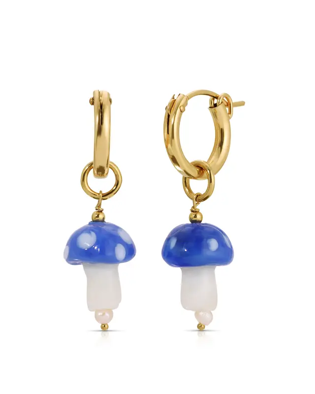 Botanik Hoops | Shade: Dark Blue | Metal Color: Gold