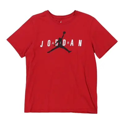 Jordan Graphic T-Shirt - Medium Red Cotton