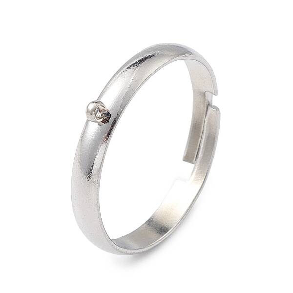 Non-Tarnish 304 Stainless Steel Loop Ring Bases