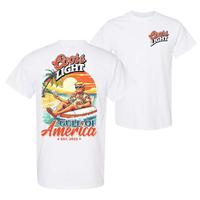 Awesome July 4th Gear – Gulf of America Trump Coors Light T-Shirt, Unisex Fit