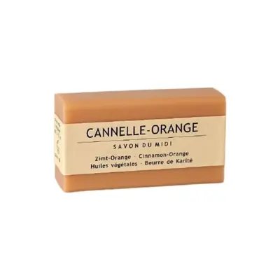 Savon du midi Soap with Shea Butter, Cinnamon-Orange (100 g)