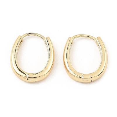 Brass Hoop Earrings