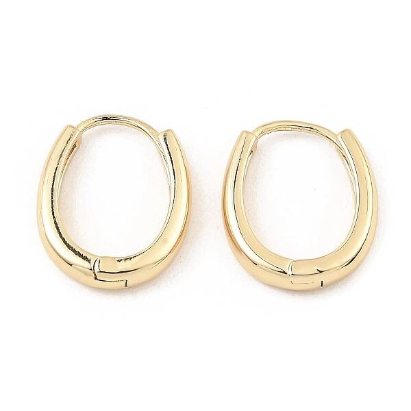 Brass Hoop Earrings