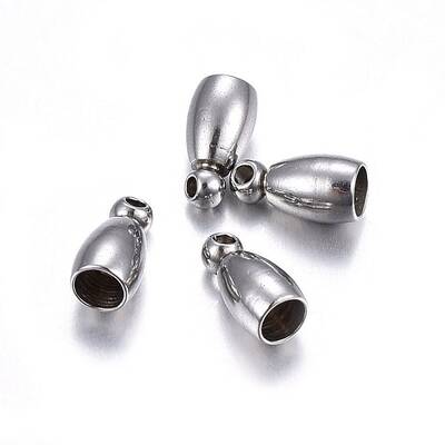Tarnish Resistant 304 Stainless Steel Cord Ends