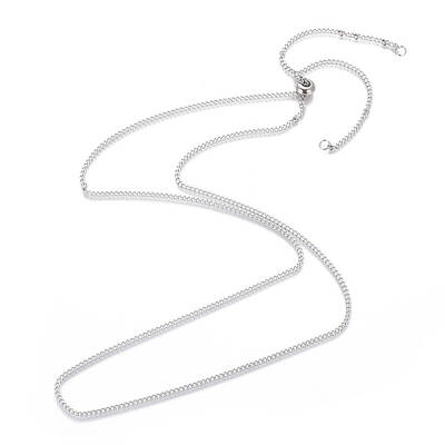 Tarnish Resistant Adjustable 304 Stainless Steel Slider Necklaces
