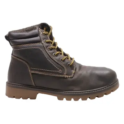 LANDROVER Lace-Up Boots Brown Leather Mens UK 7