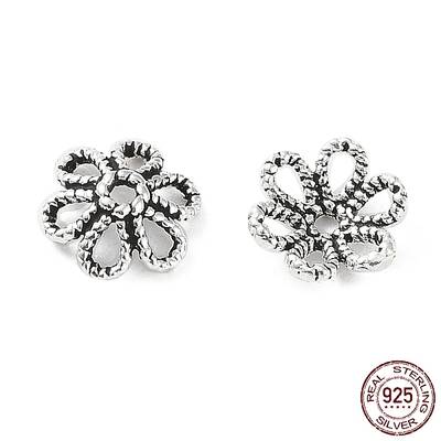 925 Sterling Silver Bead Caps