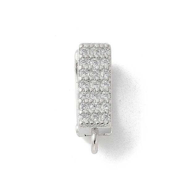 Brass Micro Pave Cubic Zirconia Pendant Bails