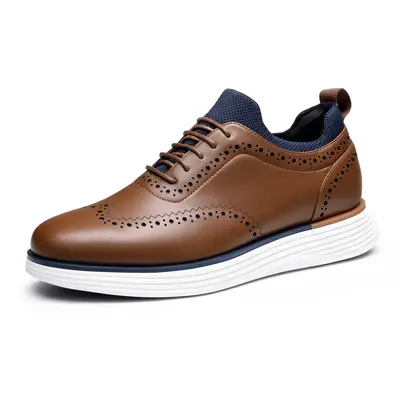 Bruno Marc [MaxFlex SulteCraft Men's Smart-] Mens Black Wingtip Dress Shoes for Men Comfortable Height Boost Footwear Casual ...