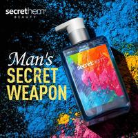 Secrethem Men's Intimate Wash Liquid pH Balancing Intimate Place Antibacterial Care Liquid Men's Lotion Comfort Body Care Fat...