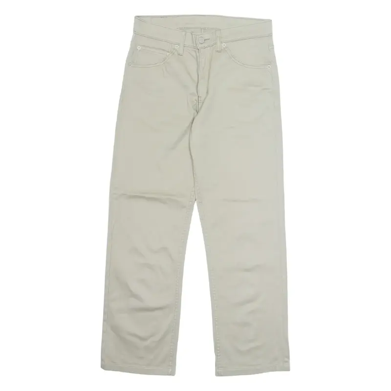 LEVI'S 752 Mens Trousers Beige Regular Straight W30 L28