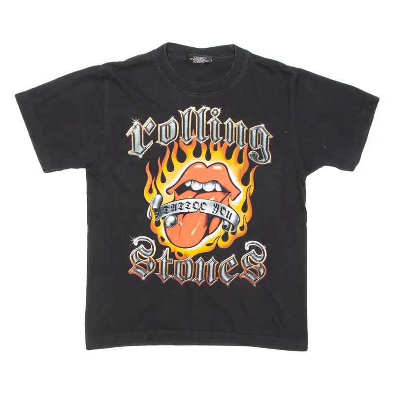 Rolling Stones Womens Band T-Shirt Black S
