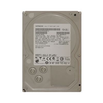 657890-001 HP 2TB 3Gb/s SATA 7200 3.5-Inch Hard Drive